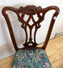 PAIR OF "CHIPPENDALE" SIDE CHAIRS