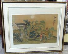 THREE CHINESE WATERCOLOURS