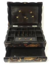 JAPANESE LACQUER JEWELLERY BOX