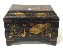 JAPANESE LACQUER JEWELLERY BOX