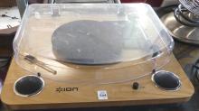 TWO FANS AND TURNTABLE