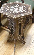 PAIR OF INLAID PLANT STANDS