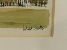 TWO WATERCOLOURS