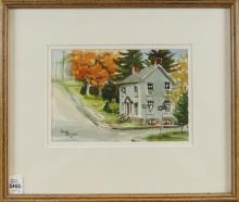 TWO WATERCOLOURS