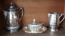 FLAGON, PITCHER AND TUREEN