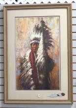 FRAMED LIMITED EDITION "CHIEF" PRINT