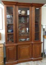 MASSIVE VICTORIAN BOOKCASE CABINET