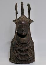 BENIN BRONZE BUST