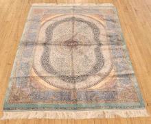 MACHINE MADE SILK RUG