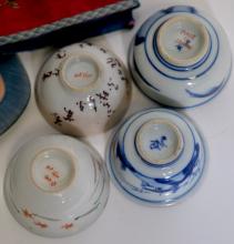 BOWLS AND SILK BAGS