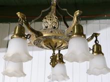 BRASS HANGING LIGHT