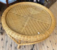 WICKER COFFEE TABLE