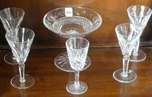 SIX PIECES OF WATERFORD CRYSTAL