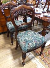 SET OF VICTORIAN DINING CHAIRS