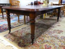 VICTORIAN "CRANK" DINING TABLE