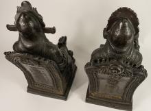 ANTIQUE CHINESE BRONZE SCULPTURES