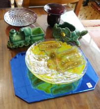 ART GLASS AND POTTERY