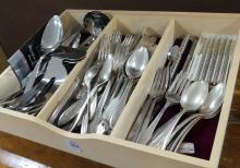 SILVER PLATE AND STAINLESS STEEL CUTLERY