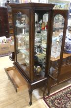 CHERRY ILLUMINATED DISPLAY CABINET