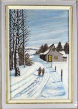 FOLK ART CANADIAN OIL