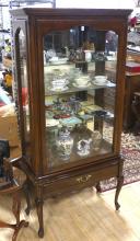 CHERRY ILLUMINATED DISPLAY CABINET