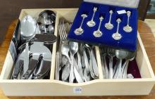 SILVER PLATE AND STAINLESS STEEL CUTLERY