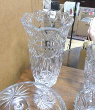 CRYSTAL VASES AND BOWLS