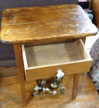 PRIMITIVE PINE WORK TABLE