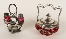 CONDIMENT STAND AND POT