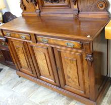 IMPRESSIVE VICTORIAN HIGH-BACK SIDEBOARD WITH PROVENANCE