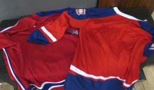 TWO MONTREAL CANADIENS JERSEYS