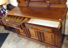 IMPRESSIVE VICTORIAN HIGH-BACK SIDEBOARD WITH PROVENANCE