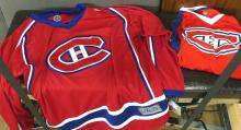 TWO MONTREAL CANADIENS JERSEYS