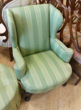ARMCHAIR AND OTTOMAN