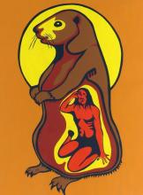 INDIGENOUS SERIGRAPH PRINT