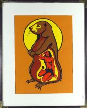 INDIGENOUS SERIGRAPH PRINT