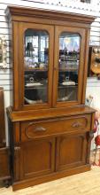 VICTORIAN WALNUT SECRETARY CABINET