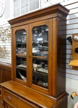 VICTORIAN WALNUT SECRETARY CABINET