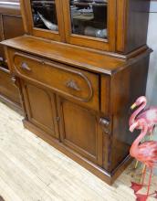 VICTORIAN WALNUT SECRETARY CABINET