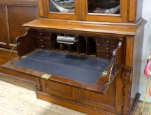 VICTORIAN WALNUT SECRETARY CABINET