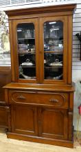 VICTORIAN WALNUT SECRETARY CABINET