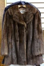 BROWN MINK COAT