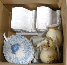 BOX LOT OF CHINA AND CERAMICS