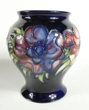 MOORCROFT "ANEMONE" VASE AND BOWL