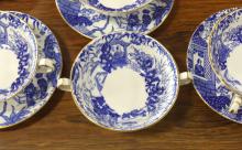 ROYAL CROWN DERBY "BLUE MIKADO" SERVING PIECES