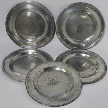 RARE PEWTER PLATES