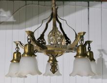 BRASS HANGING LIGHT