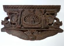 CARVED WOOD PANEL