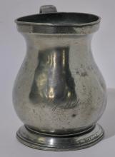 PEWTER QUART MEASURE