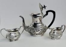 ENGLISH SILVER PLATED TEA SET